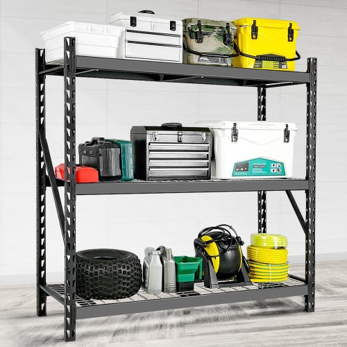 Garage Shelving Heavy Duty 72H 77 W Garage Storage Shelve Be Up For Life