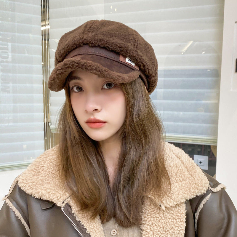 Woolen Thick Warm Peaked Cap Be Up For Life