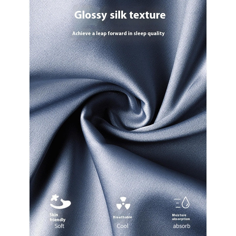 Ice Silk Be Up at Night Three-piece Pajamas BEUPFORLIFE.com
