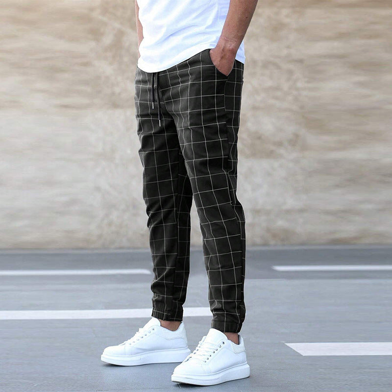 Plaid Print Pants BEUPFORLIFE.com