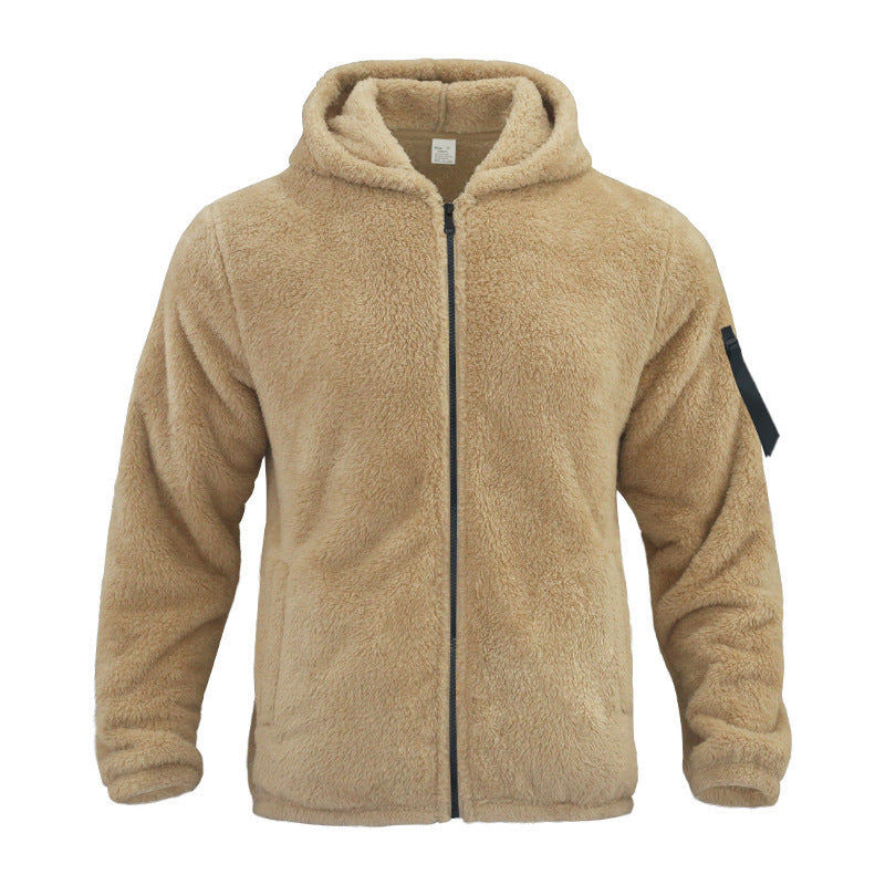 Plush Hooded Jacket Be Up For Life