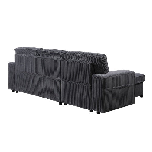 U STYLE Sleeper Sectional Sofa w/ Storage Space Be Up For Life