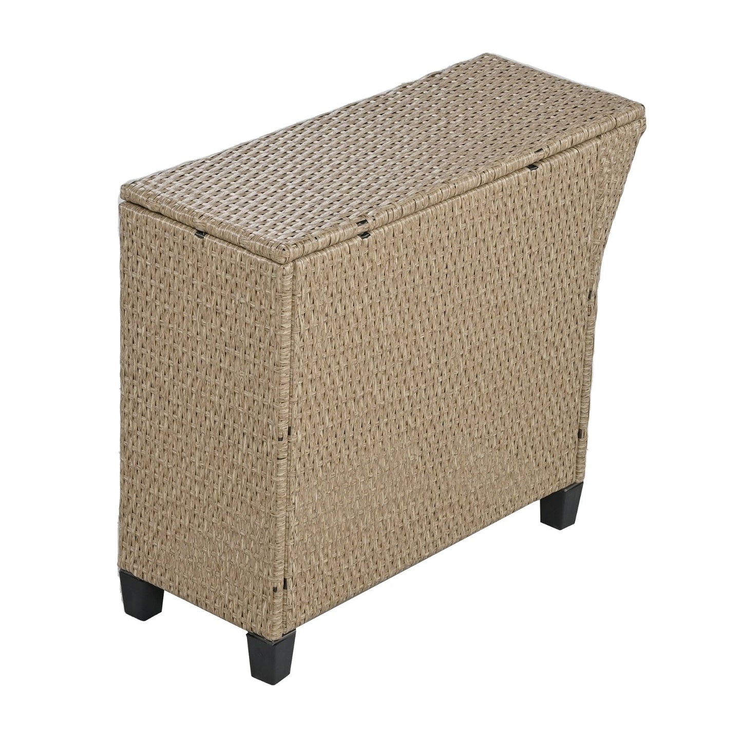U Style 6-Person Fan-Shaped Rattan Set With Cushions Table Be Up For Life