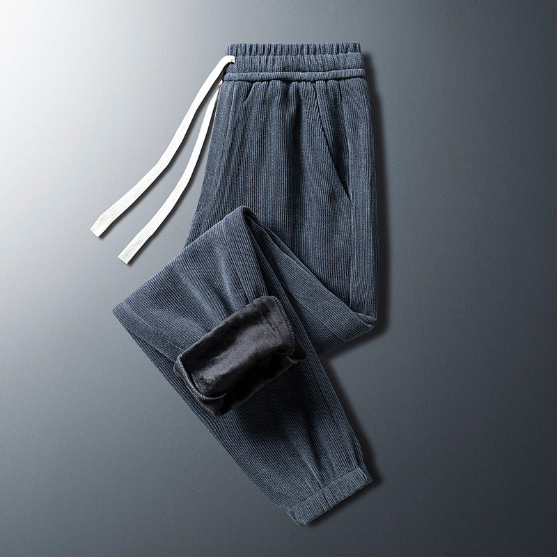 Men's Corduroy Plush Pants