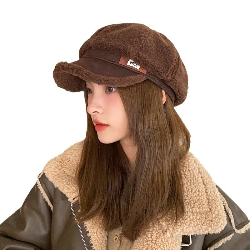 Woolen Thick Warm Peaked Cap Be Up For Life