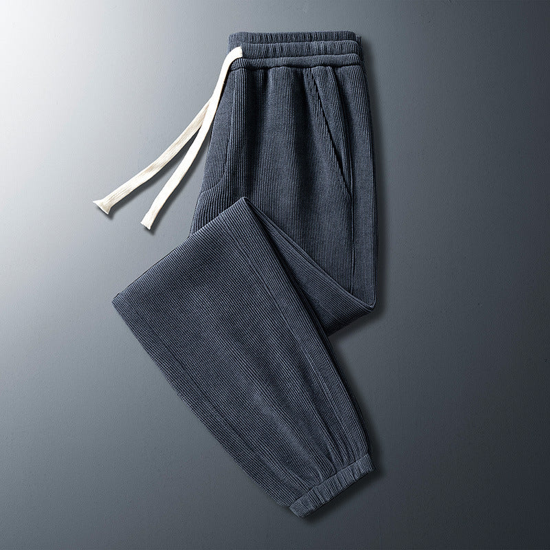 Men's Corduroy Plush Pants