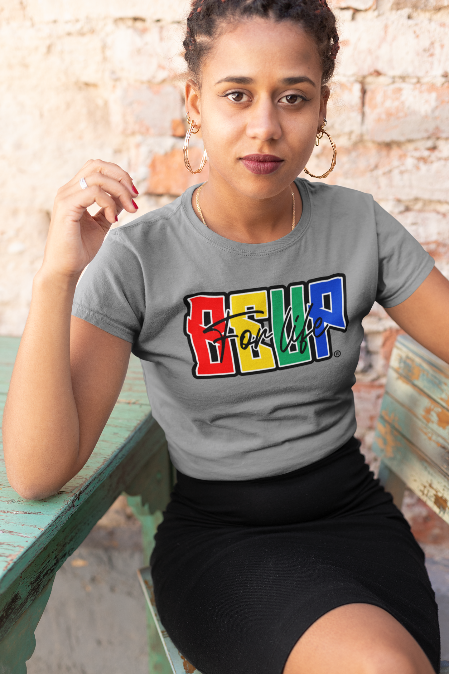 Block Lady Color BEUP T Shirts - Free Shipping