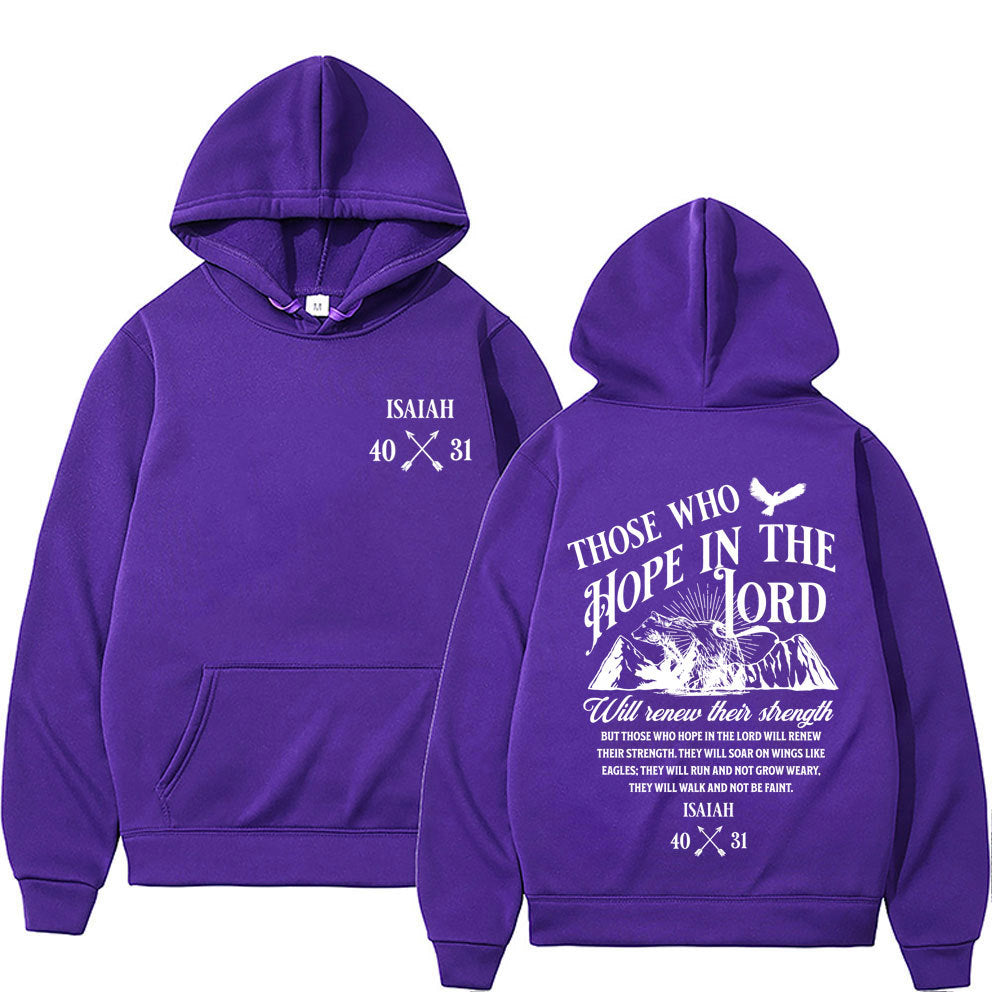 Scripture Print Hoodies