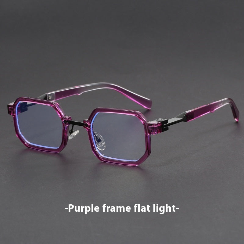 Retro Polygon Exquisite Sun Glasses