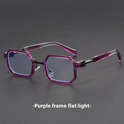 Retro Polygon Exquisite Sun Glasses