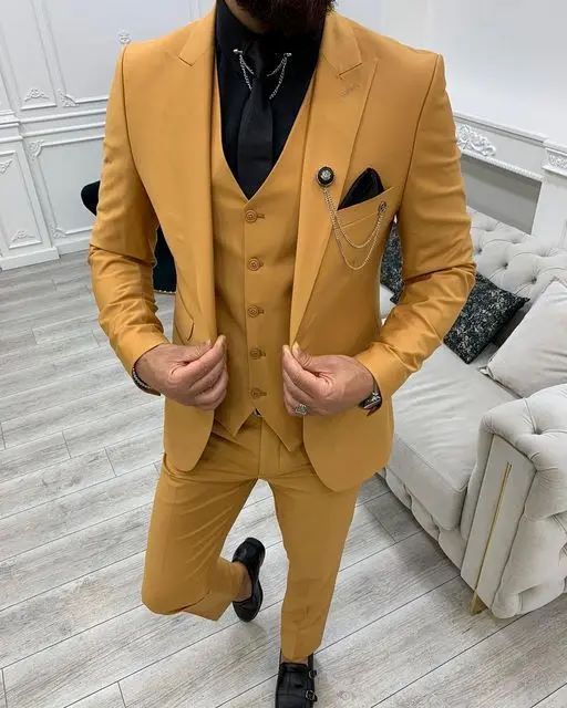 Men's Three-piece Suit Slim Fit Be Up For Life