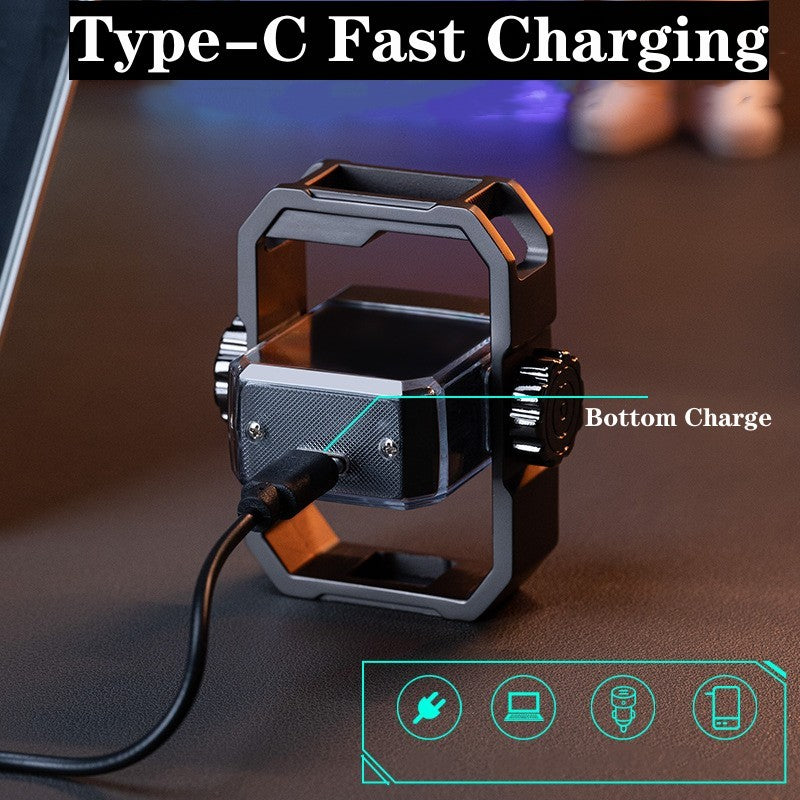 Pulse Lighter Double Arc Outdoor Windproof Type-C Charging Be Up For Life