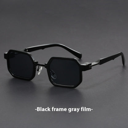 Retro Polygon Exquisite Sun Glasses