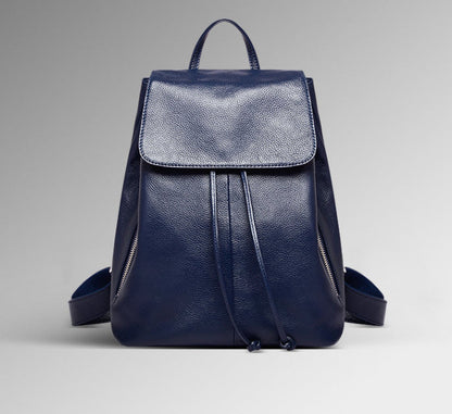 Fashionable Korean All-match Genuine Leather Women's Backpack BEUPFORLIFE.com