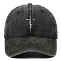 Faith Washed-out Baseball Cap Be Up For Life