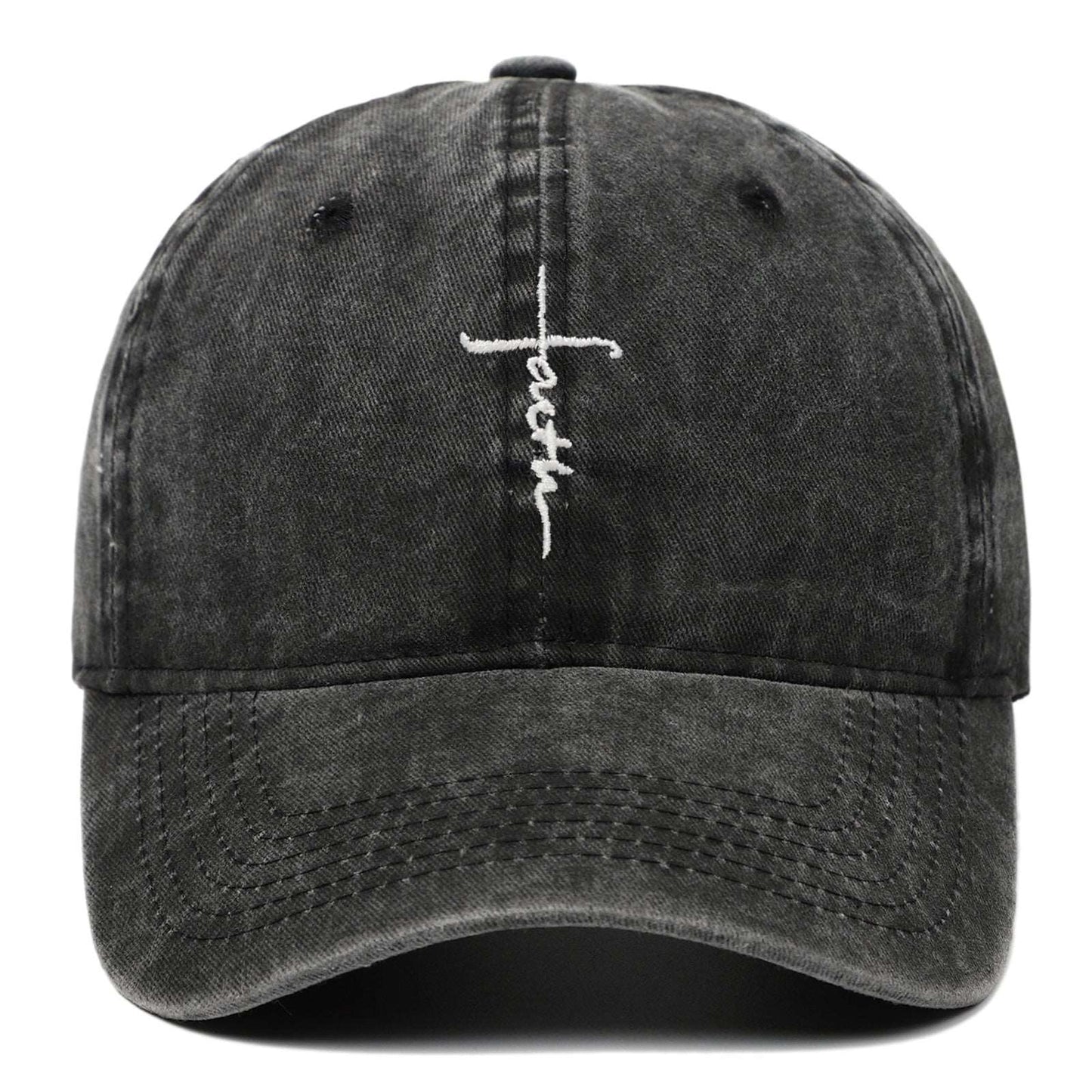 Faith Washed-out Baseball Cap Be Up For Life