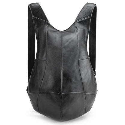 Crazy Horse Leather Backpack BEUPFORLIFE.com