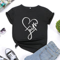 Faith Monogrammed T-shirt BEUPFORLIFE.com