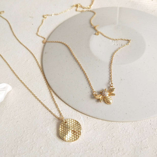 bee necklace
