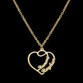 Personalize  heart necklace - BEUPFORLIFE.com