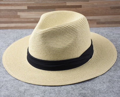 Foldable Big Head Circumference Sunshade Straw Hat BEUPFORLIFE.com