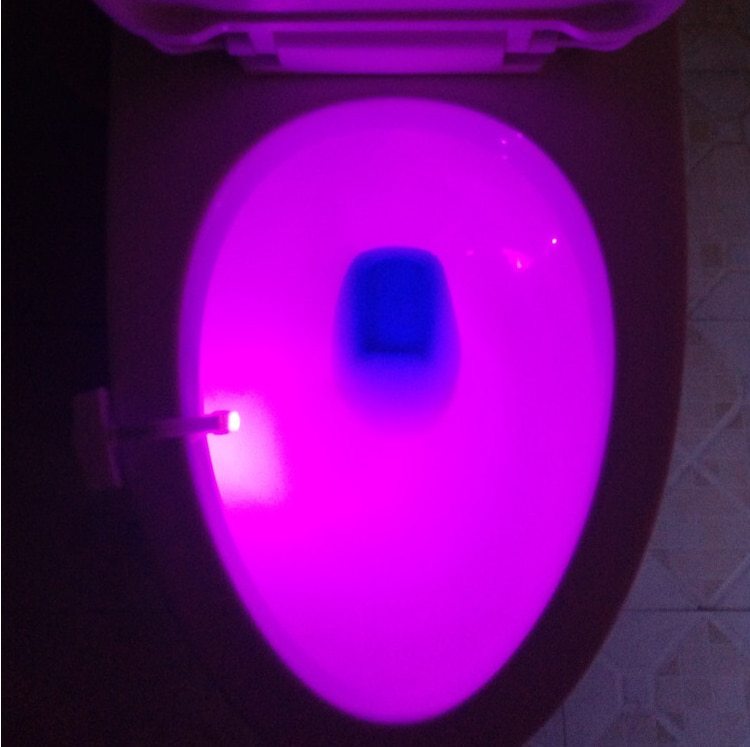 Toilet LED Night Light Be Up For Life