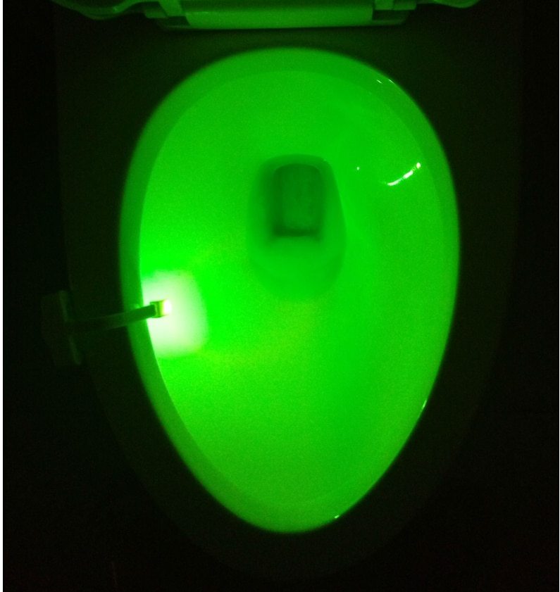Toilet LED Night Light Be Up For Life