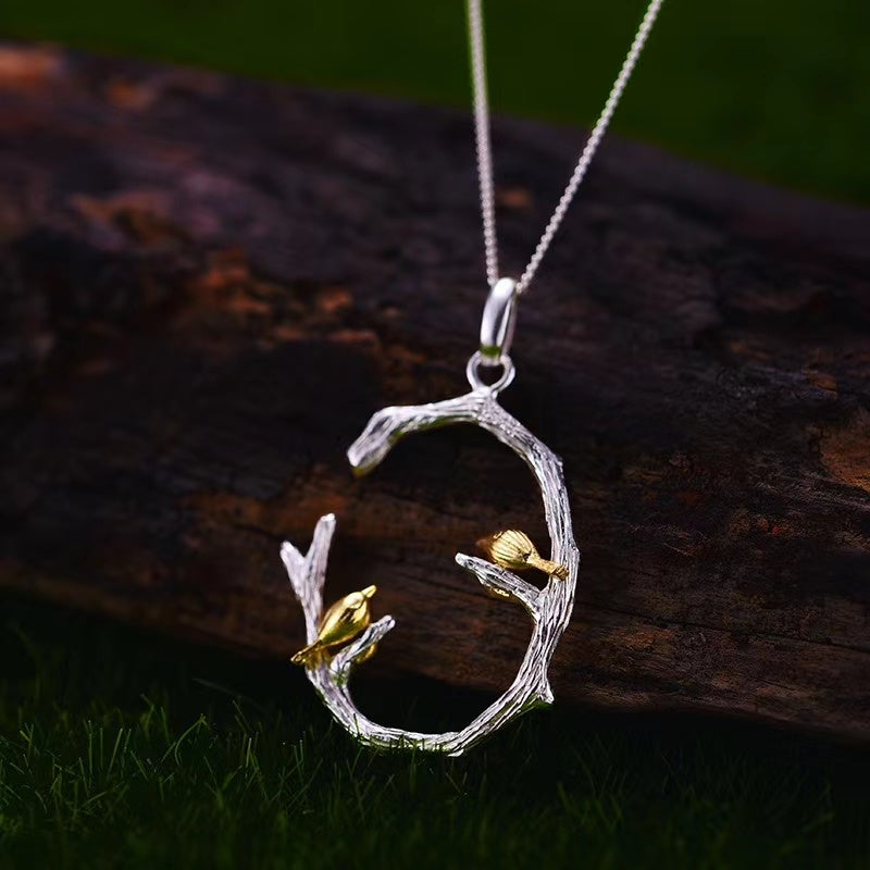 Branch bird necklace - BEUPFORLIFE.com