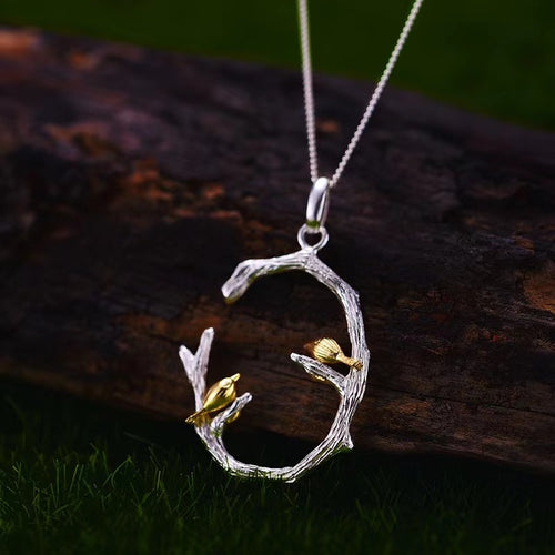 Branch bird necklace - BEUPFORLIFE.com