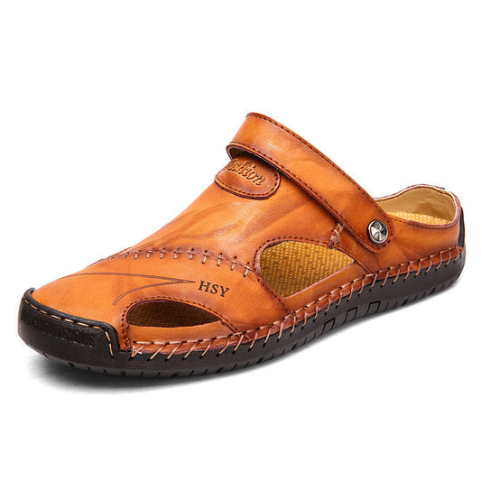 Leather Sandals BEUPFORLIFE.com