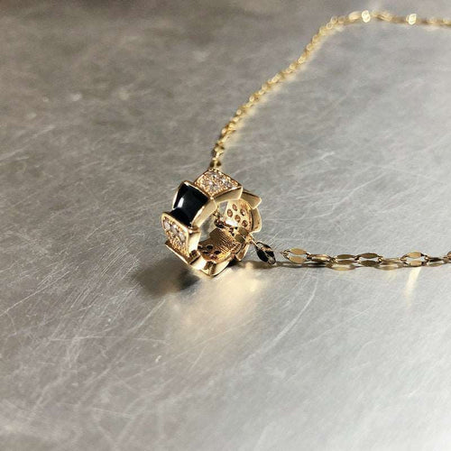 18K Gold Titanium Steel Clavicle Chain - BEUPFORLIFE.com