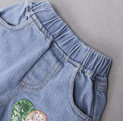 Girls Jeans Suit - BEUPFORLIFE.com