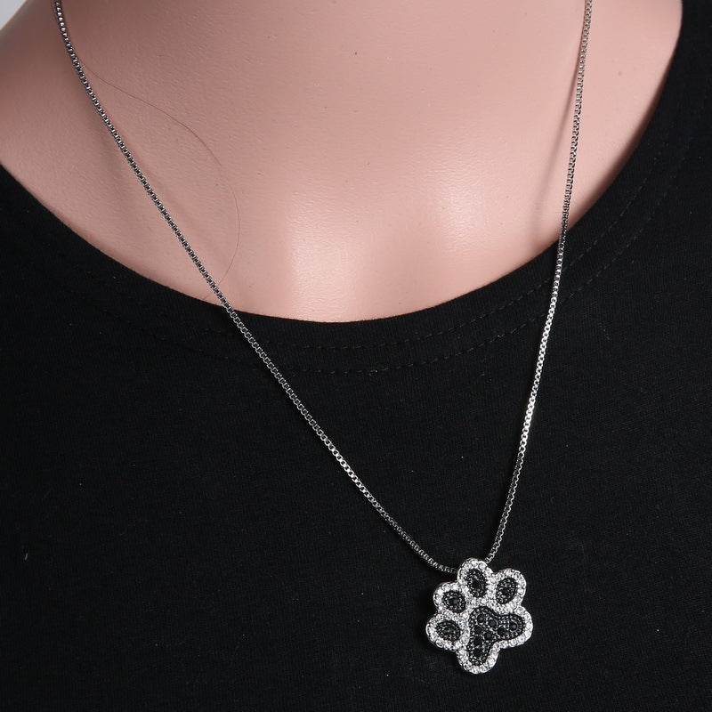 Dog Footprint Necklace BEUPFORLIFE.com