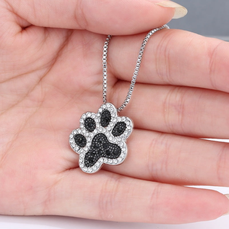 Dog Footprint Necklace BEUPFORLIFE.com