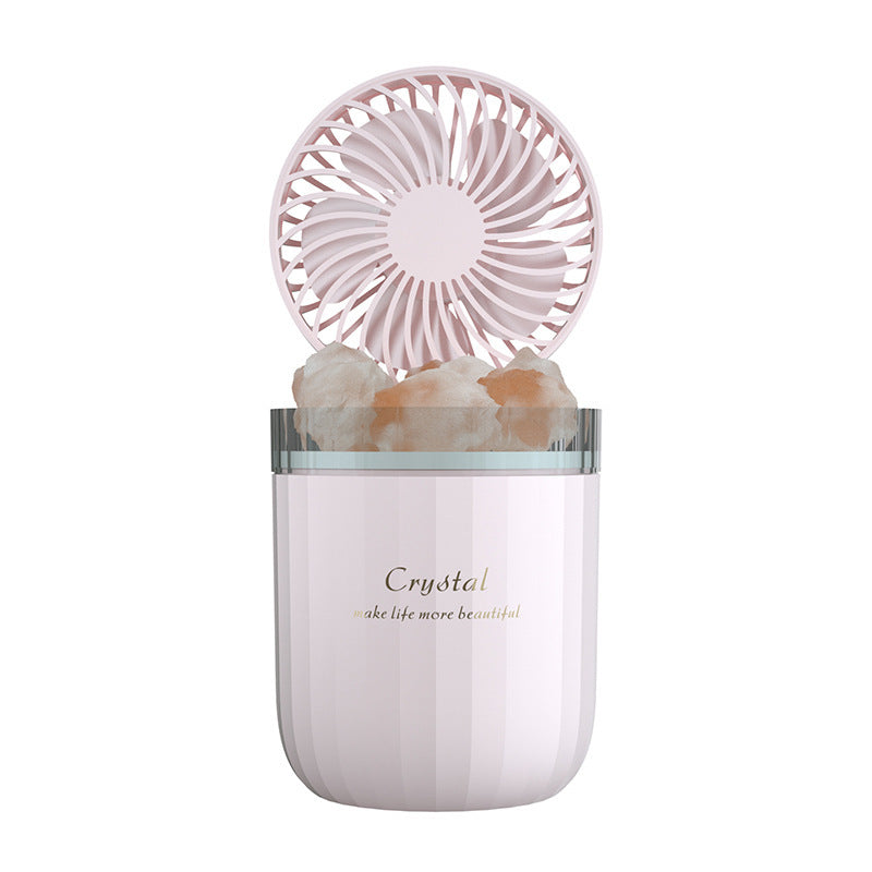 USB Wireless Essential Oil Aroma Diffuser With Adjustable Fan Warm Light Be Up For Life