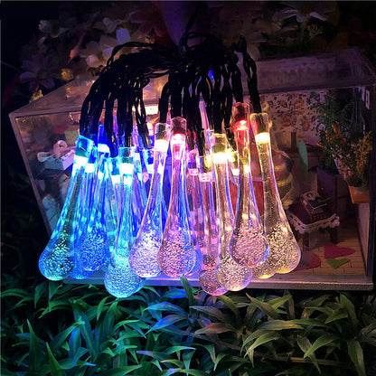 LED Outdoor Solar Water Drops Be Up For Life