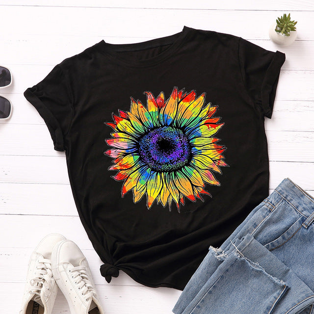 Sunflower T-Shirt - BEUPFORLIFE.com