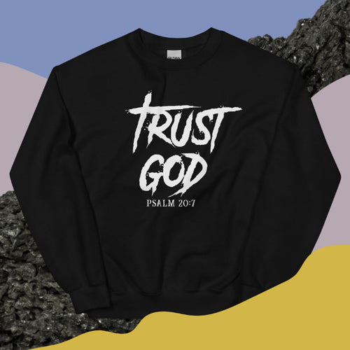 Trust God Round Neck Pullover