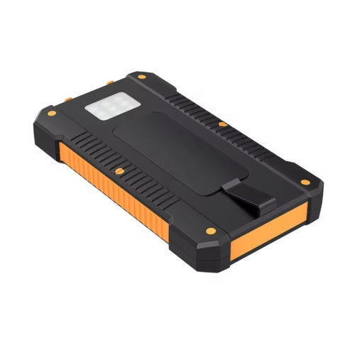 2USB Portable Super Solar Power Bank Charger w/ LED Flashlight 30000mAh Be Up For Life