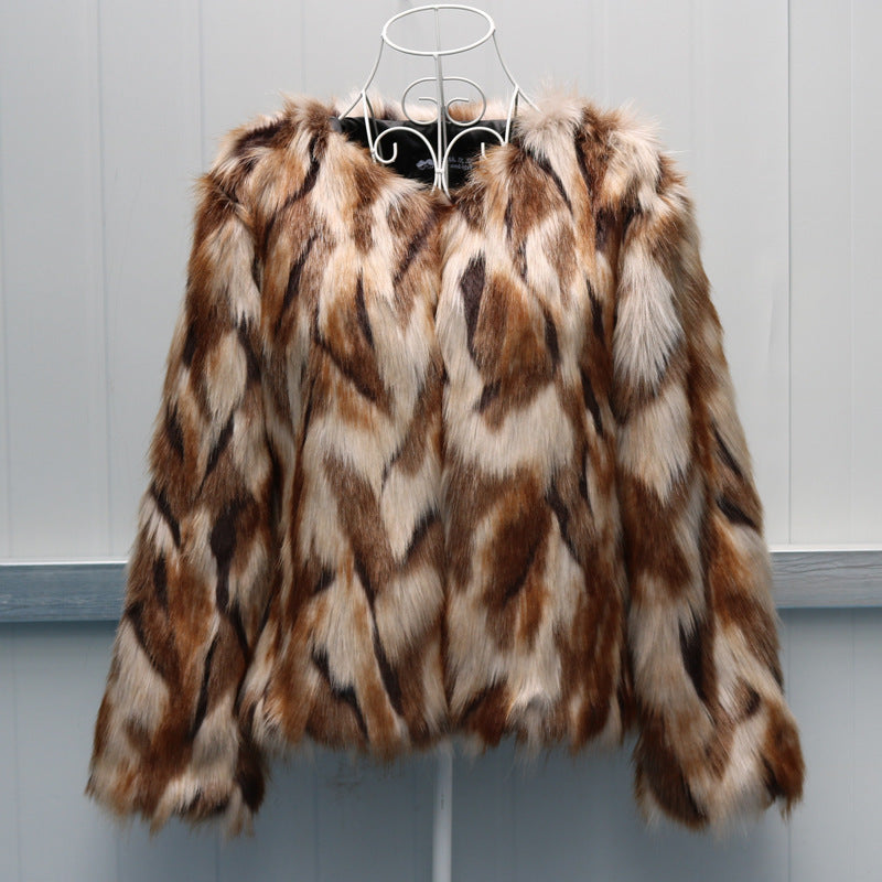 Slim-fitting New Faux Fur Coat Be Up For Life