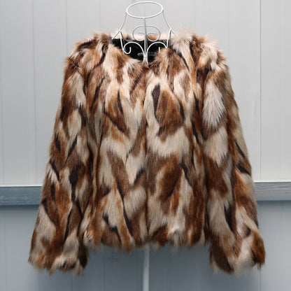 Slim-fitting New Faux Fur Coat Be Up For Life