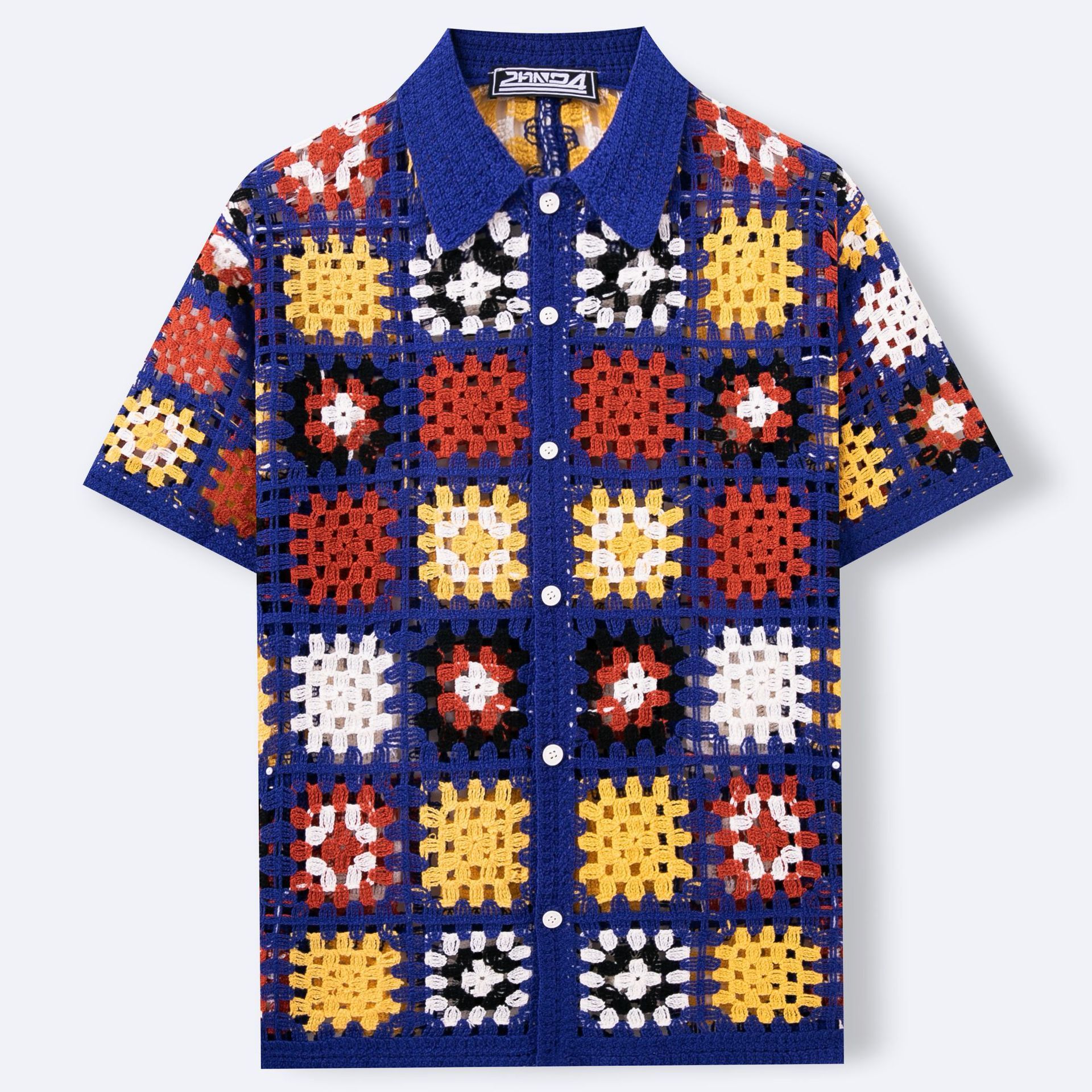 Hand Crocheting Knitwear Hollow Shirt BEUPFORLIFE.com