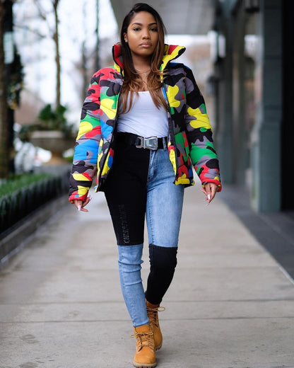 Camouflage coat beupforlife