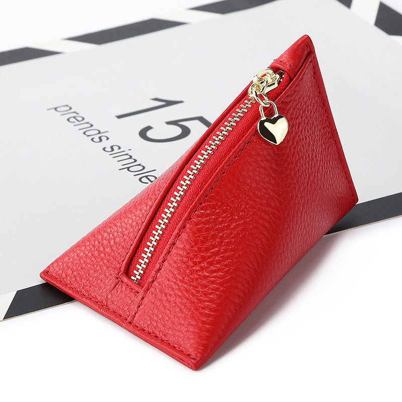 Cowhide Mini Coin Purse BEUPFORLIFE.com