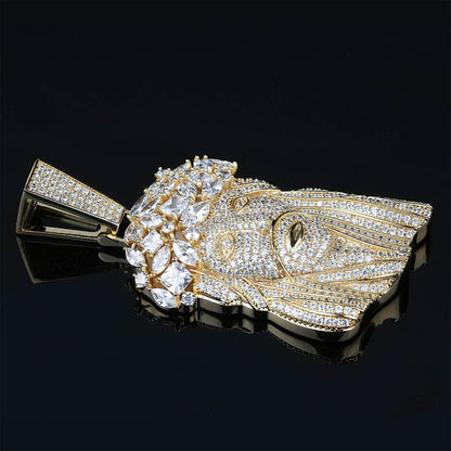 Jesus Peace Zircon Pendant