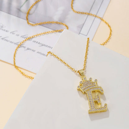 Uppercase Letter Necklace BEUPFORLIFE.com