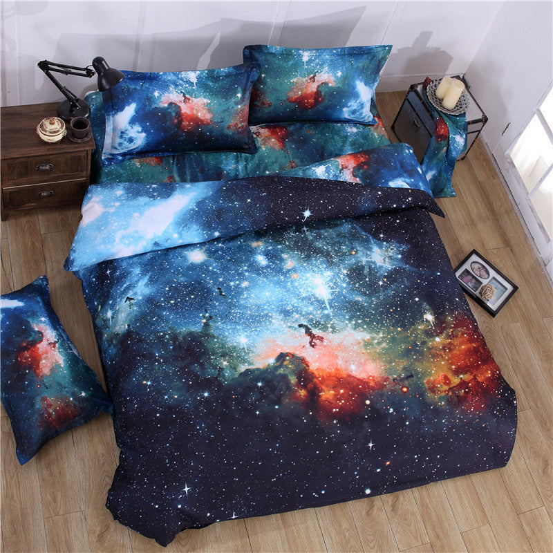 Starry sky print four-piece bedding BEUPFORLIFE.com