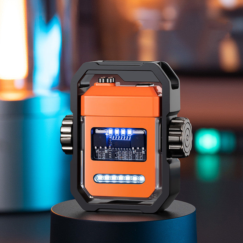 Pulse Lighter Double Arc Outdoor Windproof Type-C Charging Be Up For Life