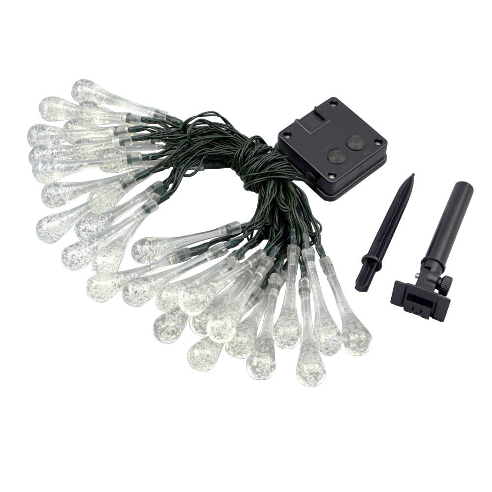 LED Outdoor Solar Water Drops Be Up For Life