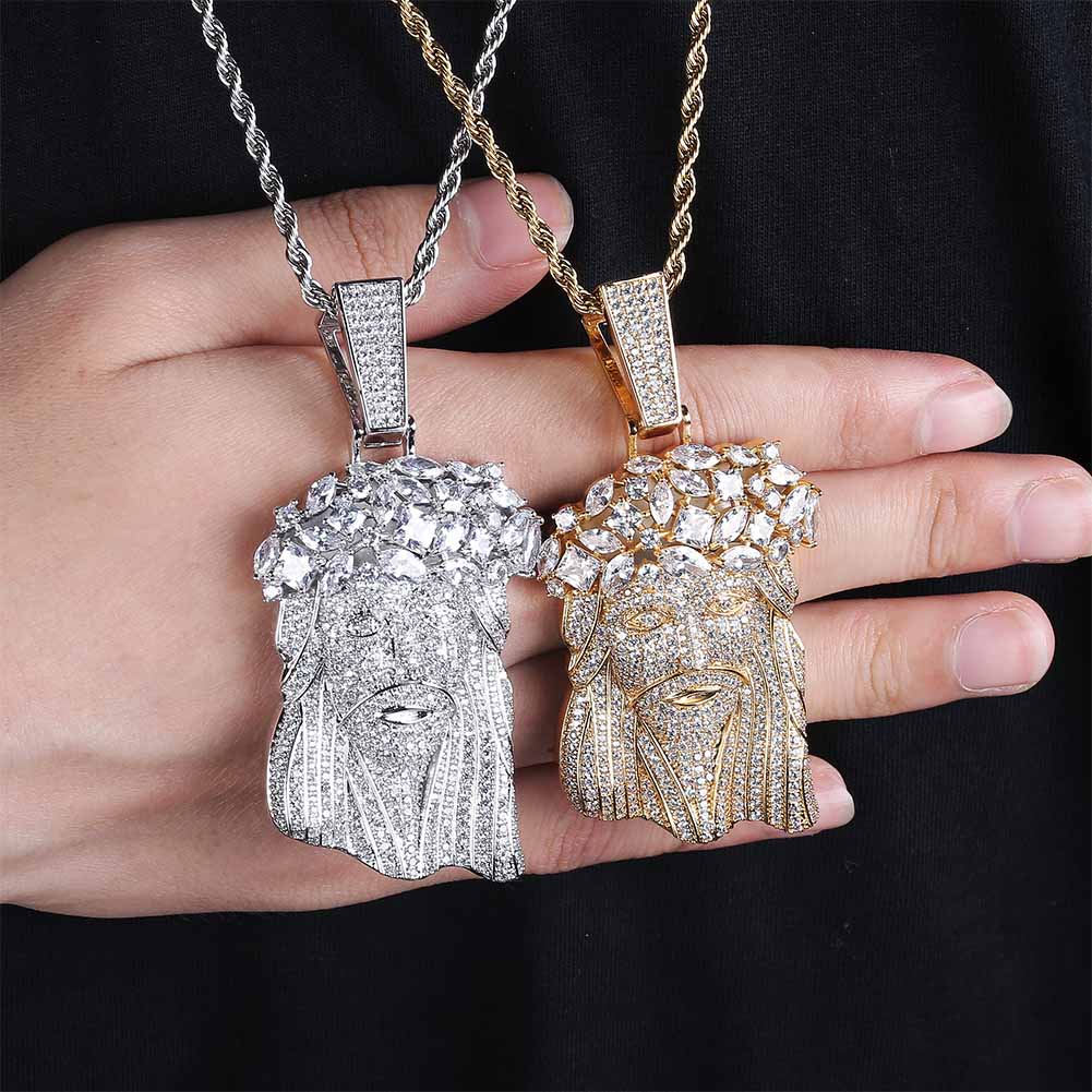 Jesus Peace Zircon Pendant
